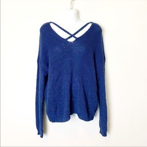 •Full Tilt Navy Sweater•